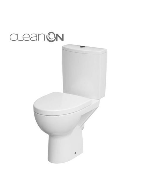 Cersanit Parva Cleanon Kompakt WC csésze hátsó kifolyással,
