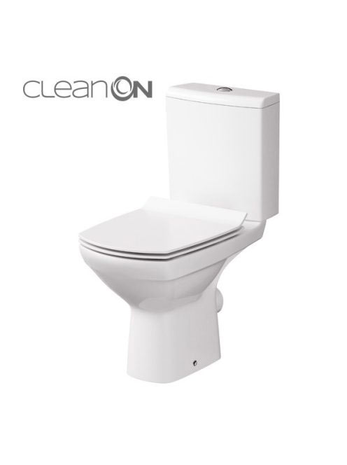 Cersanit Carina perem nélküli kompakt monoblokk, oldalsó bek