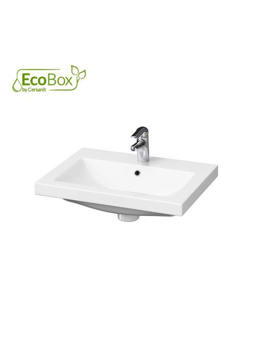 Cersanit Como 60 bútorra szerelhető kerémia mosdó túlfolyóva