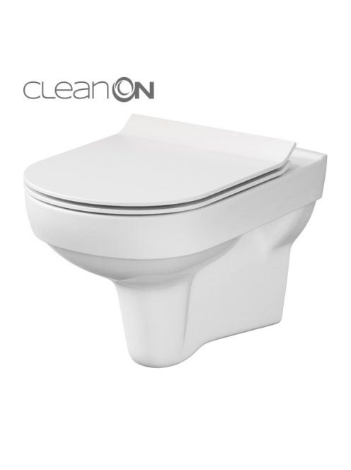 Cersanit City mélyöblítésű fali WC csésze Cleanon technológi