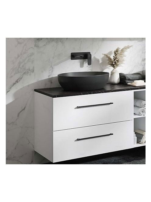 Cersanit Larga ROCKLITE kerámia mosdótál 50,5x38,5 cm, túlfo