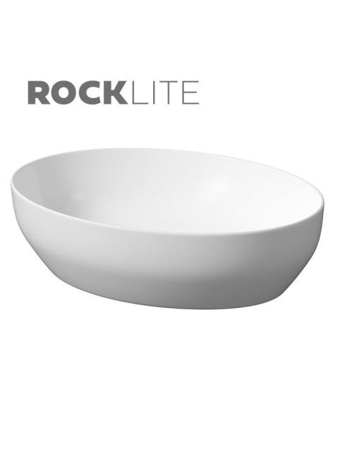 Cersanit Larga ROCKLITE kerámia mosdótál 50,5x38,5 cm, túlfo