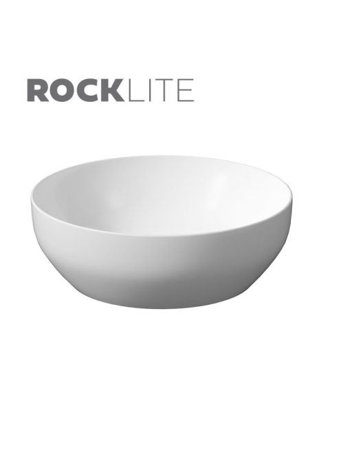 Cersanit Larga ROCKLITE kerámia mosdótál 40x40 cm, túlfolyó