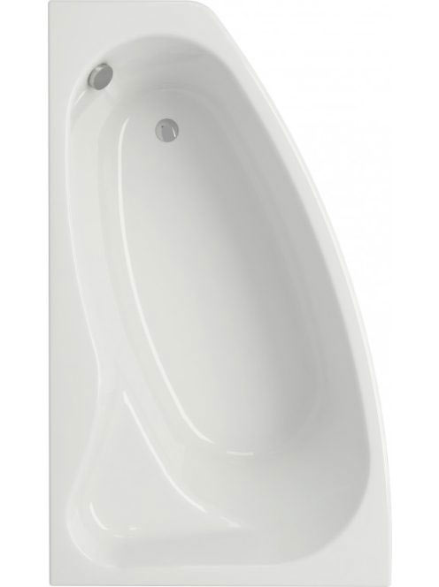 Cersanit Sicilia 170x100 balos aszimmetrikus akril kád S301-