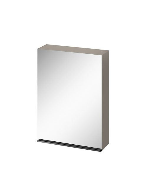 Cersanit Virgo szürkés tölgy tükrös szekrény 60, fekete foga