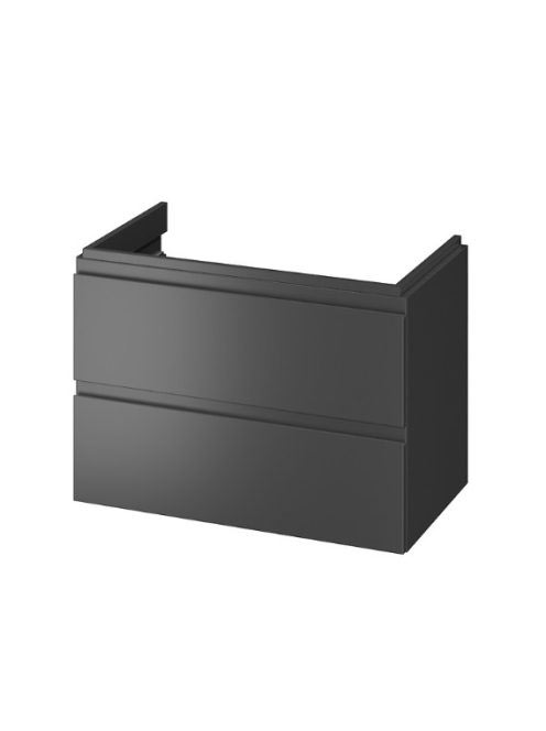 Cersanit Moduo dupla fiókos mosdószekrény 80x45 cm, matt ant