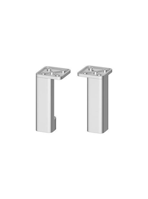 Cersanit City bútorláb 2 db, matt ezüst S599-0162 - Fürdőszo