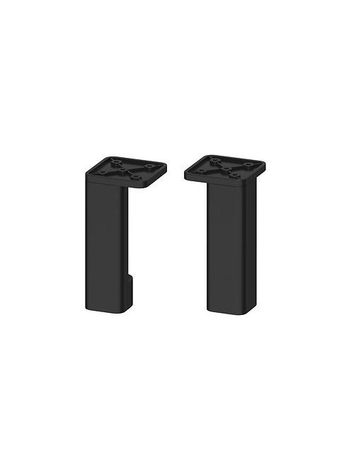 Cersanit City bútorláb 2 db, matt fekete S599-0163 - Fürdősz