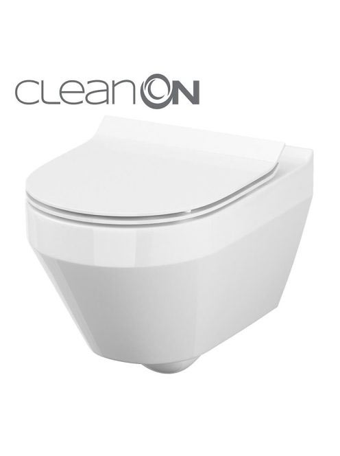 Cersanit Crea Ovális fali WC csésze Cleanon technológiával é