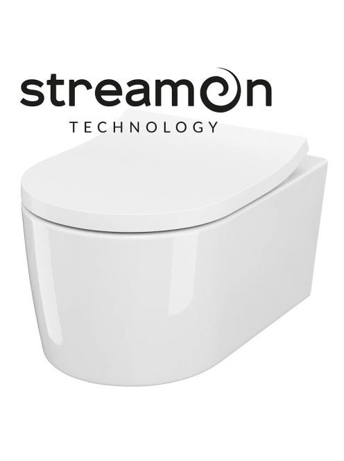 Cersanit Inverto fali WC csésze Streamon öblítési technológi