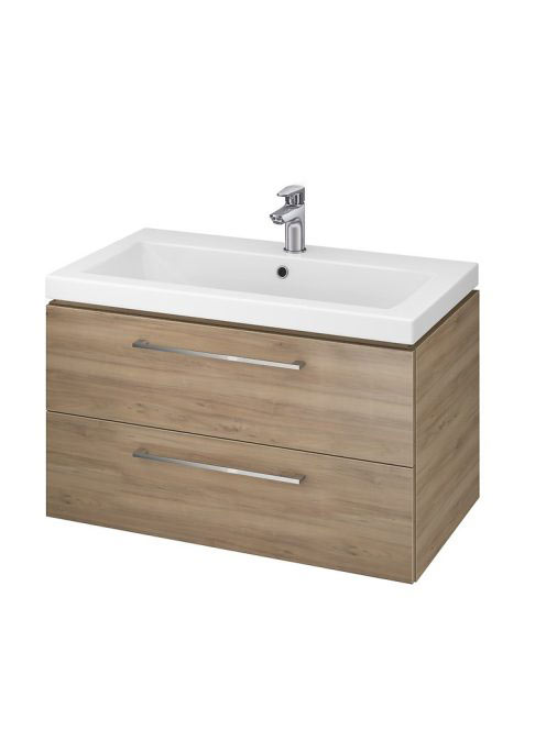 Cersanit Lara dió alsószekrény Como 80 kerámia mosdóval S801