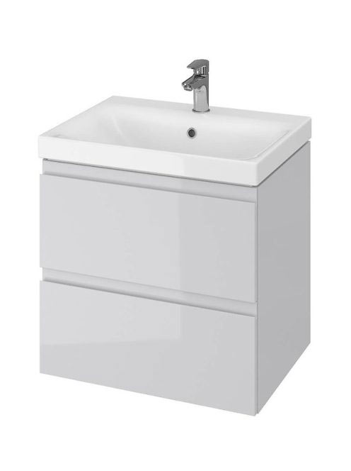 Cersanit Moduo 60 alsószekrény mosdóval, szürke S801-222-DSM