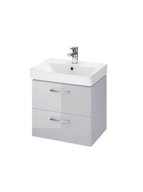 Cersanit Lara 50 szürke alsószekrény Mille kerámia mosdóval