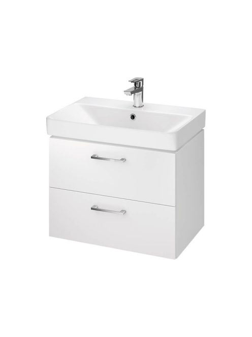 Cersanit Lara 50 fehér alsószekrény Mille kerámia mosdóval S