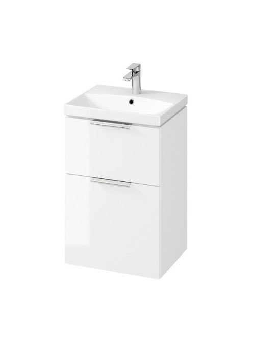 Cersanit City dupla fiókos mosdószekrény 50x40 cm, kerámia m