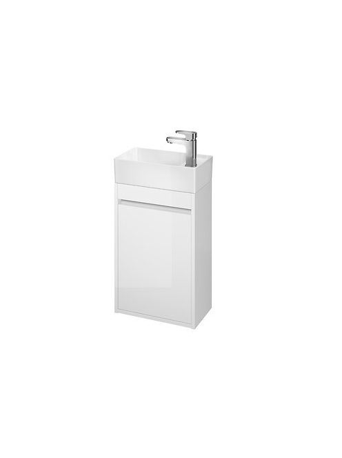 Cersanit Crea fali alsószekrény 40 cm-es mosdóhoz, fényes fe