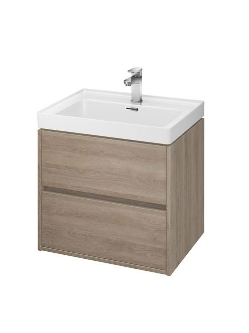 Cersanit Crea alsószekrény 60 cm-es mosdóhoz, tölgy S924008