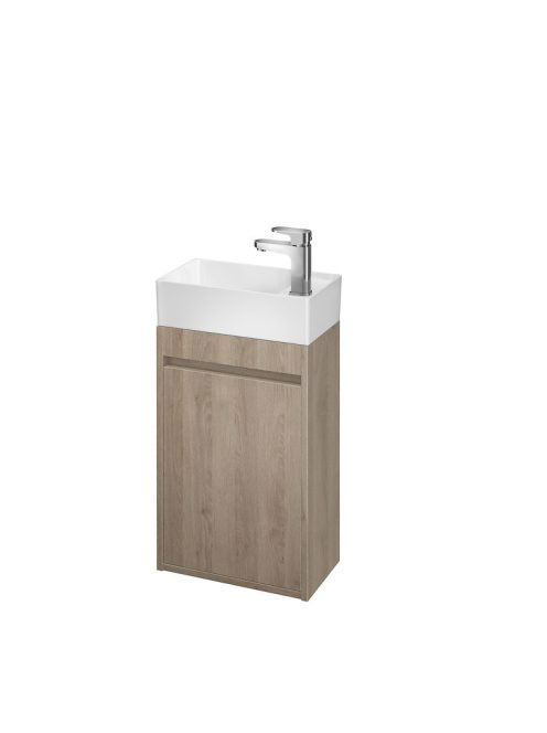 Cersanit Crea fali alsószekrény 40 cm-es mosdóhoz, tölgy S92