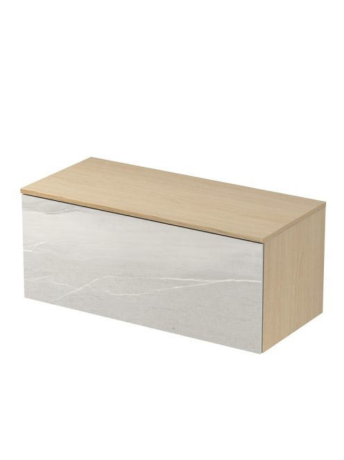 Cersanit Inverto Lake Stone 100 mosdószekrény munkalappal, p