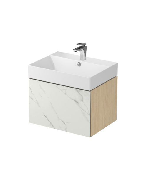Cersanit Inverto Calacatta 60 mosdószekrény, beépíthető mosd