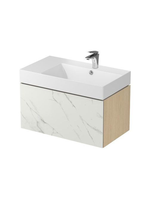 Cersanit Inverto Calacatta 80 mosdószekrény, beépíthető mosd