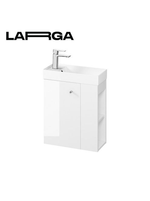 Cersanit Larga alsószekrény mosdó nélkül 49x55x21cm, fényes