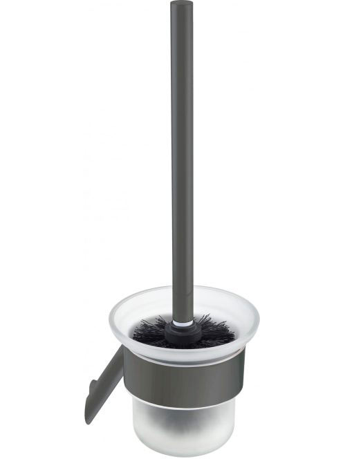 Deante Silia fali WC kefe tartó, titánium ADI_D711 - Fürdősz