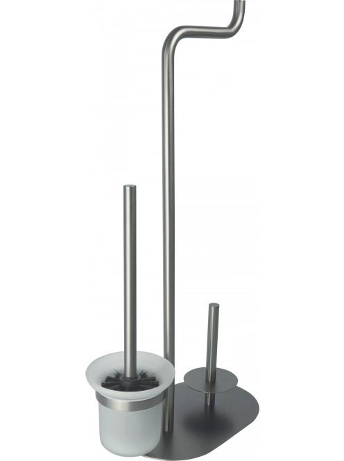 Deante Silia 3 funkciós WC-papír tartó, titánium ADI_D732 -