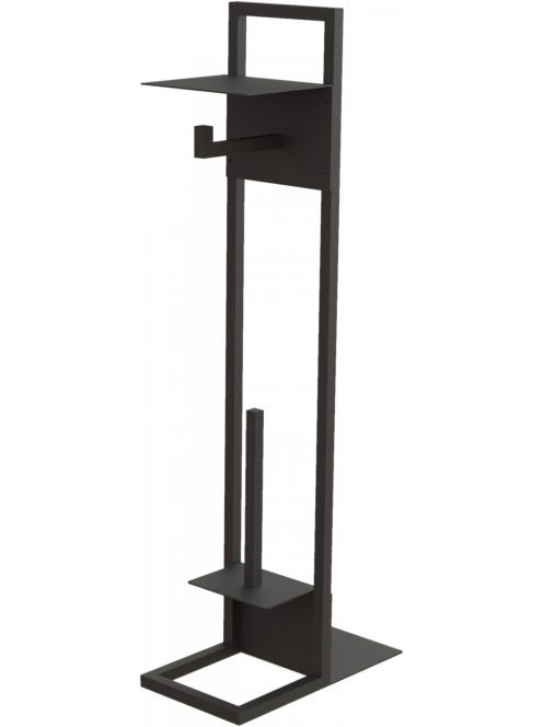 Deante Mokko álló WC-papír tartó, matt fekete ADM_N242 - Für