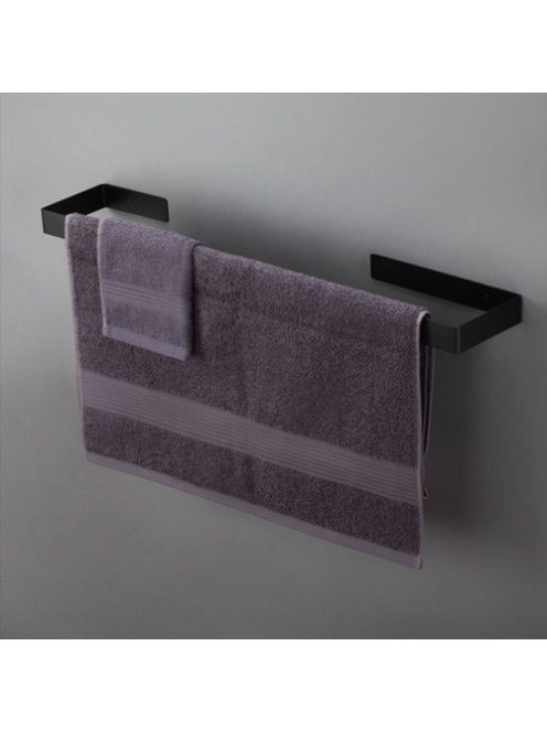 Deante Mokko törölközőtartó 60 cm, fekete ADM N621 - Fürdősz