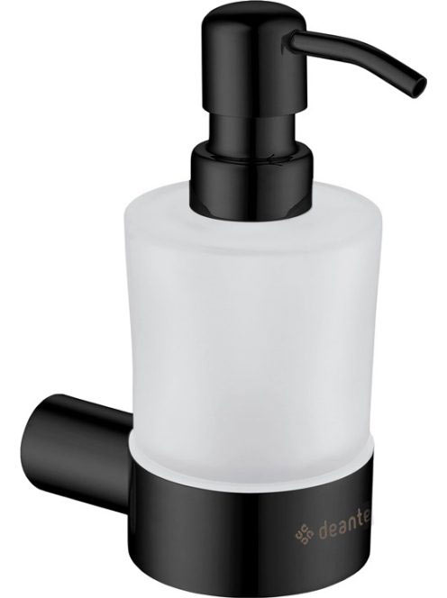 Deante Round fali szappanadagoló, fekete ADR N421 - Fürdőszo