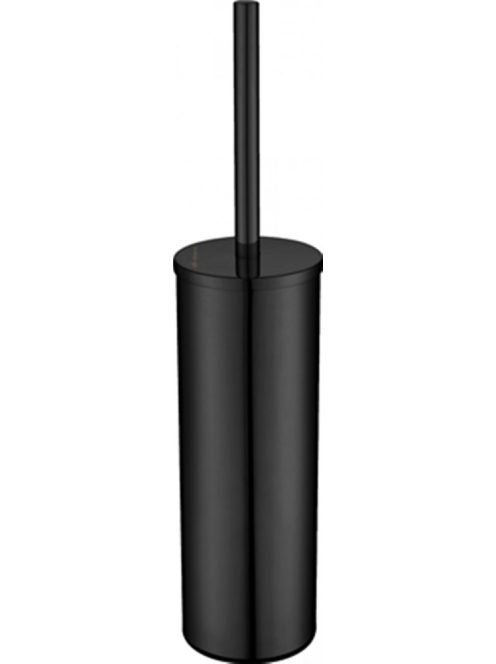 Deante Round WC kefe tartóval, fekete ADR N712 - Fürdőszoba