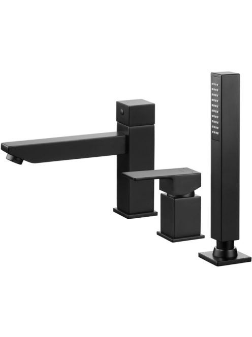 Deante Anemon kádperemre szerelhető kádtöltő csaptelep, feke