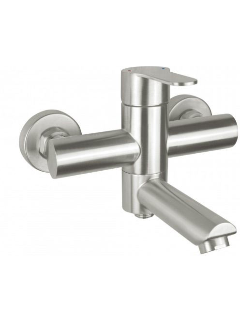 Deante Lupo rozsdamentes acél hatású kádcsaptelep, behajthat