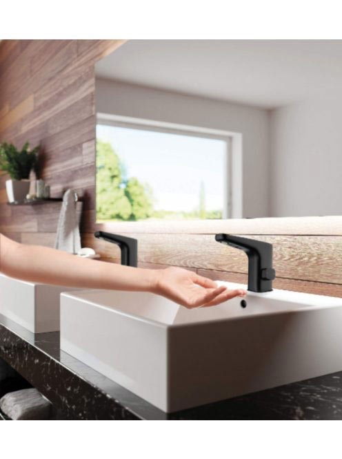 Deante Hiacynt szenzoros mosdócsaptelep, fekete BQH N29V - F