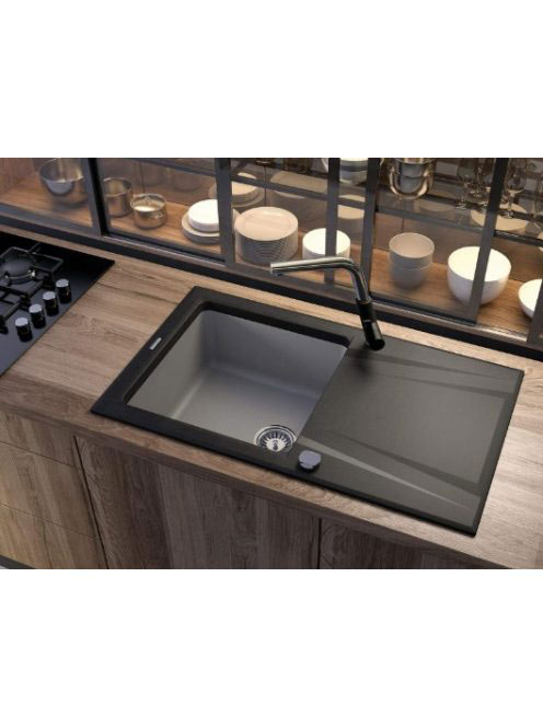 Deante Silia egykaros konyhai csaptelep kihúzható kifolyóval