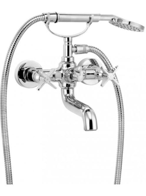 Deante Temisto kádtöltő csaptelep zuhanyszettel, króm BQT 01