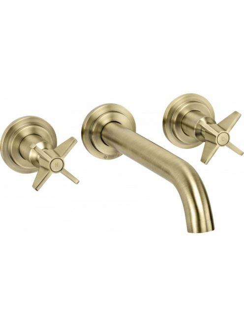 Deante Temisto fali mosdó csaptelep, Szálcsiszolt Bronz BQT