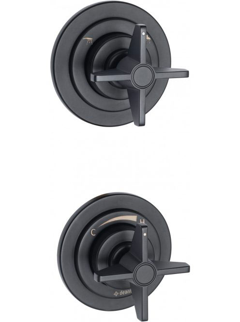 Deante Temisto 2 fogyasztós zuhanycsaptelep zuhanyváltóval,