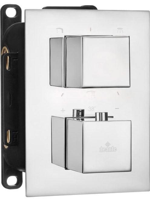 Deante Box falon belüli króm termosztatikus csaptelep, szögl