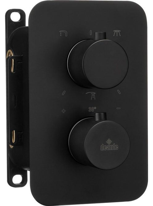 Deante Box falon belüli fekete termosztatikus csaptelep BXY