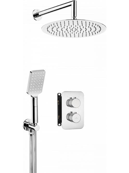 Deante Box falsík alatti termosztátos zuhanyrendszer, króm B