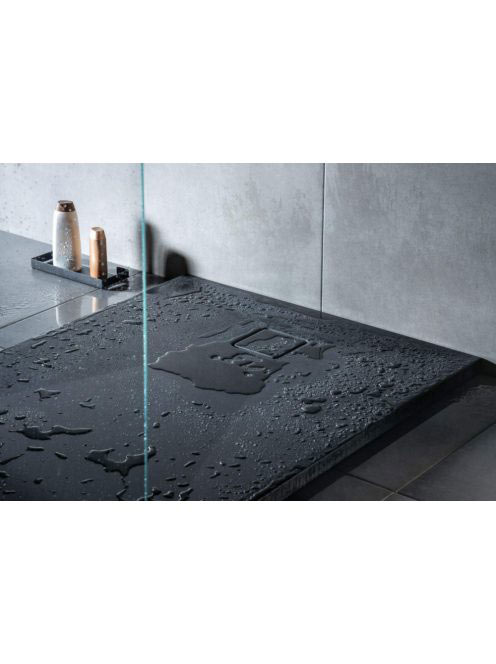 Deante Correo Nero , fekete zuhanytálca 120X80 cm KQR_N44B -