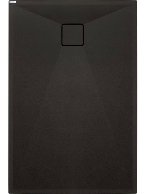 Deante Correo gránit zuhanytálca 140x80 cm, matt fekete KQR_