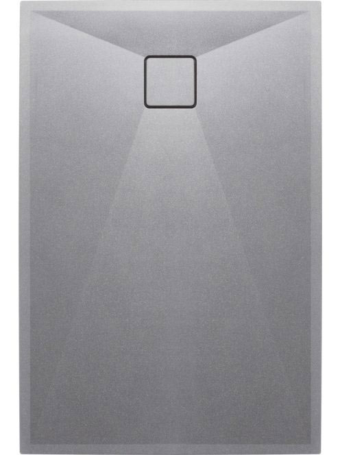 Deante Corro metál szürke zuhanytálca 120X90 cm KQRS43B - Fü