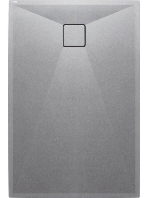 Deante Correo gránit zuhanytálca 140x90 cm, metálszürke KQR_