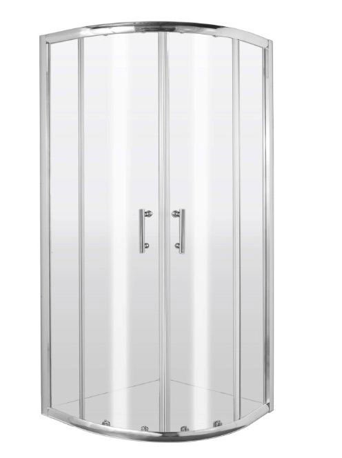 Deante Jasmin Plus félköríves zuhanykabin 80x80 cm (króm+tra