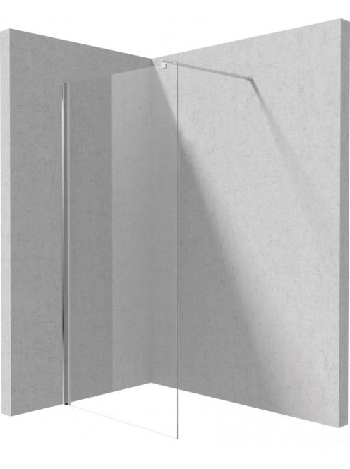 Deante Kerria Plus walk-in zuhanyfal 100x200 cm (króm+transp