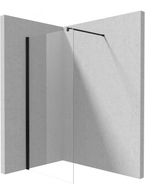 Deante Kerria Plus walk-in zuhanyfal 100x200 cm (fekete+tran