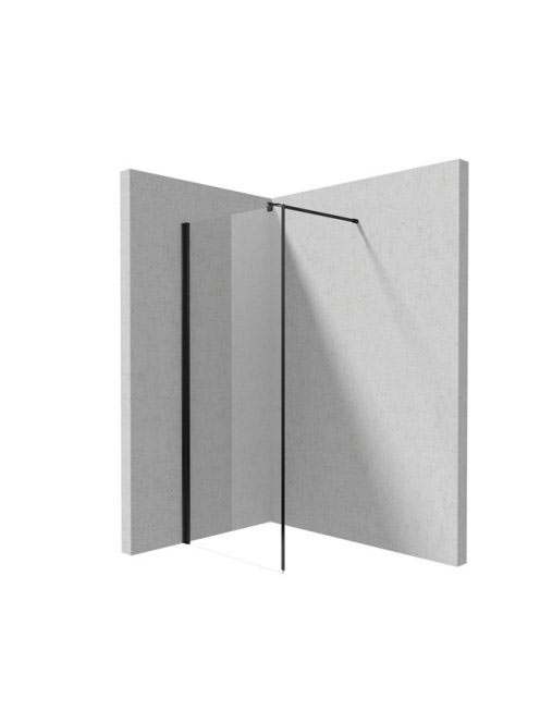 Deante Kerria Plus walk-in zuhanyfal 90x200 cm (fekete+trans
